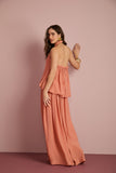 Vestido Longo Blusado Argila Anne Fernandes