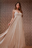 Vestido Longo Bordado Verona Princess Marzipan Litt
