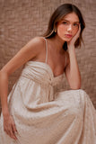 Vestido Longo Bordado Verona Princess Marzipan Litt