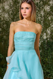 Vestido Longo Bruna Azul Sardenha Fabulous Agilita