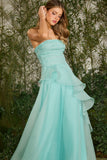 Vestido Longo Bruna Azul Sardenha Fabulous Agilita
