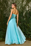 Vestido Longo Bruna Azul Sardenha Fabulous Agilita