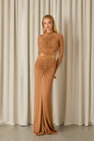 Vestido Longo Clara Camel Fabulous Agilita