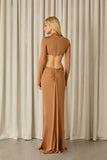 Vestido Longo Clara Camel Fabulous Agilita