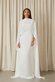 Vestido Longo Clarissa Off White Fabulous Agilita