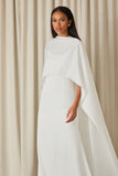 Vestido Longo Clarissa Off White Fabulous Agilita