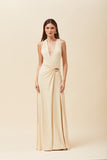 Vestido Longo Cruzado Costas Fluity Voar