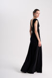 Vestido Longo Decote Reto Pedraria Alphorria