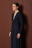 Vestido Longo Decote V Fluity Voar