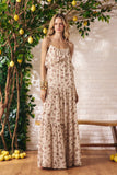 Vestido Longo Estampa Delle Rose Litt