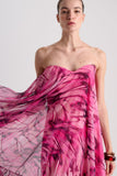 Vestido Longo Esvoaçante Estampado Alphorria