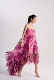 Vestido Longo Esvoaçante Estampado Alphorria