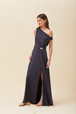 Vestido Longo Fluity Drapeado Voar