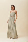 Vestido Longo Fluity Estampa Gravataria Voar