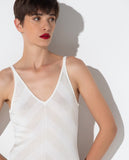 Vestido Longo Helo Tricot Off White Lafort