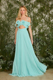 Vestido Longo Isabela Azul Sardenha Fabulous Agilita