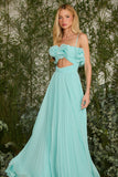 Vestido Longo Isabela Azul Sardenha Fabulous Agilita
