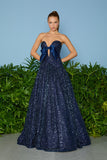 Vestido Longo Jennifer Navy Fabulous Agilita