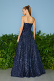 Vestido Longo Jennifer Navy Fabulous Agilita