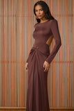 Vestido Longo Joan Coffee Fabulous Agilita