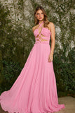 Vestido Longo Joy Rosa Bubble Fabulous Agilita