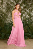 Vestido Longo Joy Rosa Bubble Fabulous Agilita
