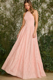 Vestido Longo Linday Rosa Palm Beach Fabulous Agilita