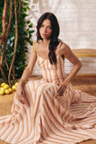 Vestido Longo Listra Paradiso Nutella Litt