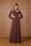Vestido Longo Mabel Coffee Fabulous Agilita