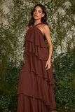 Vestido Longo Marina Coffee Fabulous Agilita