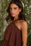 Vestido Longo Marina Coffee Fabulous Agilita