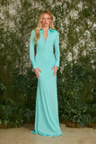 Vestido Longo Mayra Azul Sardenha Fabulous Agilita