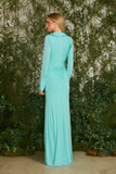 Vestido Longo Mayra Azul Sardenha Fabulous Agilita