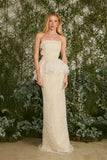 Vestido Longo Paula Vicente Creme Fabulous Agilita
