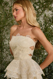 Vestido Longo Paula Vicente Creme Fabulous Agilita