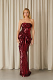 Vestido Longo Pietra Dark Red Fabulous Agilita