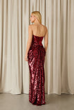 Vestido Longo Pietra Dark Red Fabulous Agilita