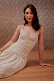 Vestido Longo Tule Estampa Floral Marble Litt