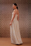 Vestido Longo Tule Estampa Floral Marble Litt