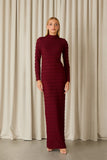 Vestido Longo Zoe Dark Red Fabulous Agilita