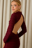 Vestido Longo Zoe Dark Red Fabulous Agilita