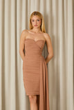 Vestido Longuete Giuliana Camel Fabulous Agilita