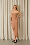 Vestido Longuete Giuliana Camel Fabulous Agilita