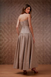 Vestido Midi Amarração Lateral Marzipan Litt