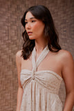 Vestido Midi Bordado Verona Mullet Marzipan Litt
