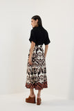 Vestido Midi Chemise Cinto Tramas Lucidez