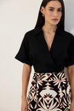Vestido Midi Chemise Cinto Tramas Lucidez