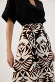 Vestido Midi Chemise Cinto Tramas Lucidez