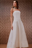 Vestido Midi Cotton Decote Lua Off White Litt