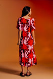 Vestido Midi Felipa Golden Fields Pink Totem